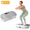 330LBS Slim Vibration Plate Lymphatic Drainage Full Body Home Fitness Trainer