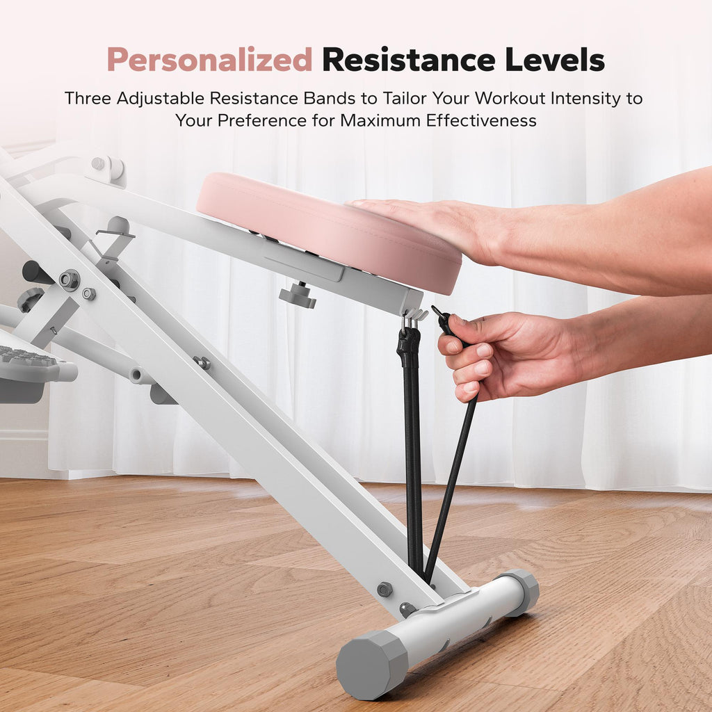 Adjustable Resistance Squat Rowing Machine Full Body Home Gym Exercise Equipment