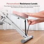 Adjustable Resistance Squat Rowing Machine Full Body Home Gym Exercise Equipment