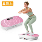Compact 330LB Vibration Plate Whole Body Fat Burn Home Gym Trainer