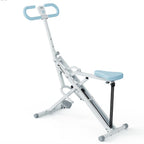 Adjustable Resistance Squat Rowing Machine Full Body Home Gym Exercise Equipment